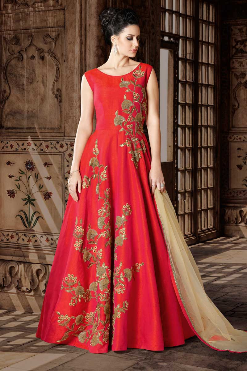 frock suit with silk dupatta