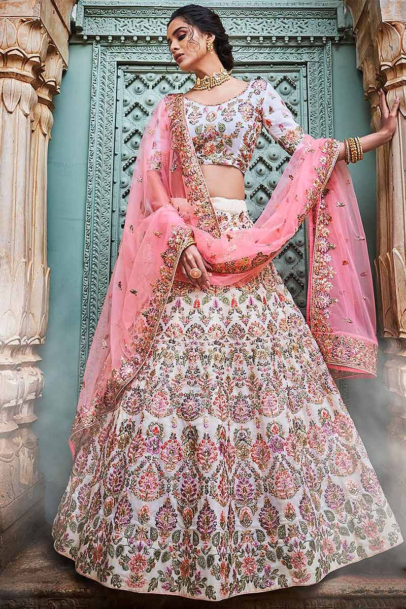 Designer silk lehenga choli Outlet