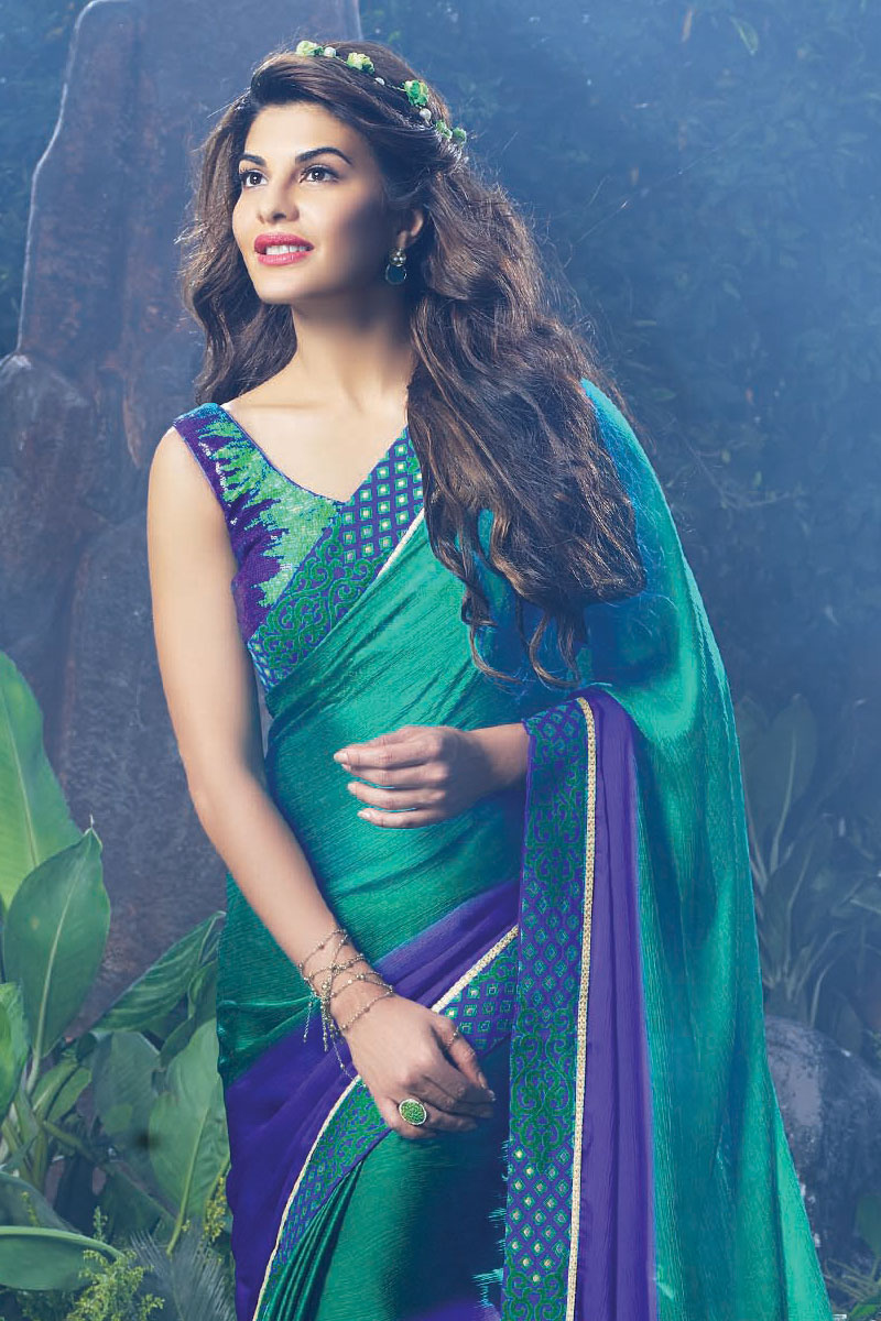 Sleeveless blouse and saree clearance