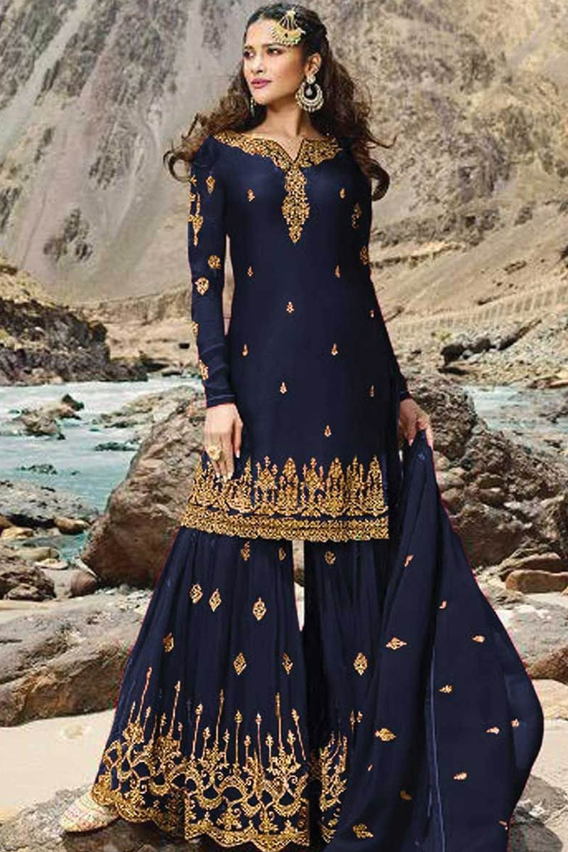Sharara blue colour