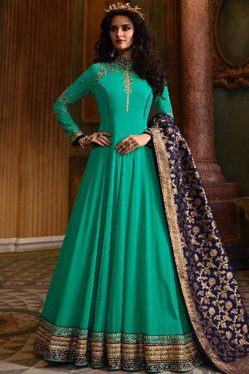 georgette anarkali