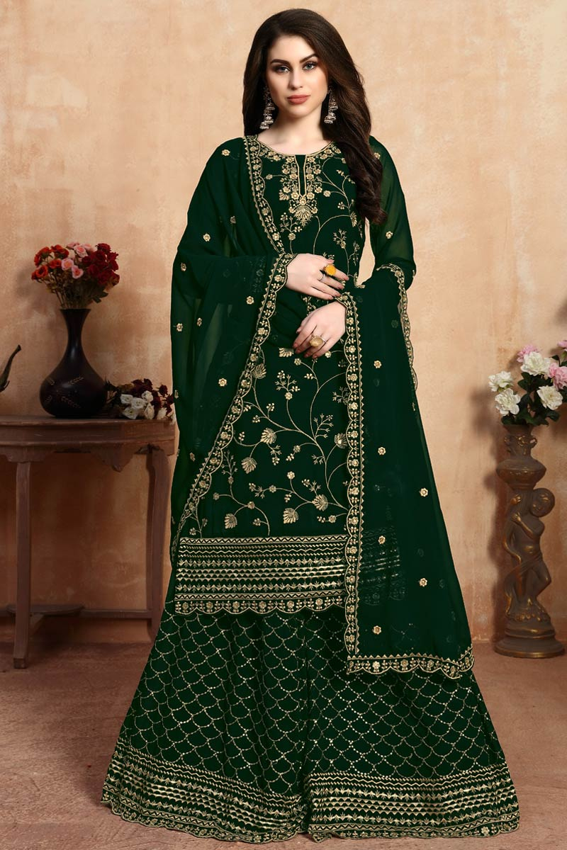 Dark green garara clearance