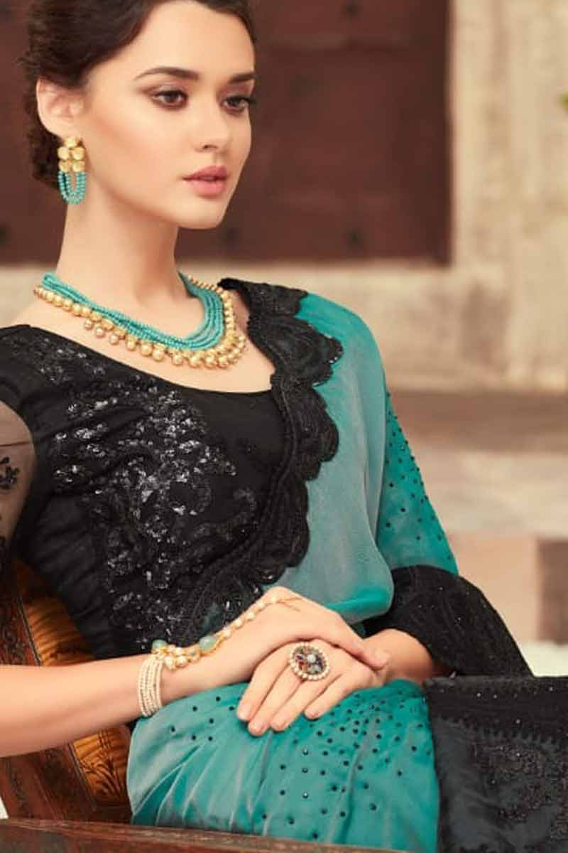 earrings for black saree