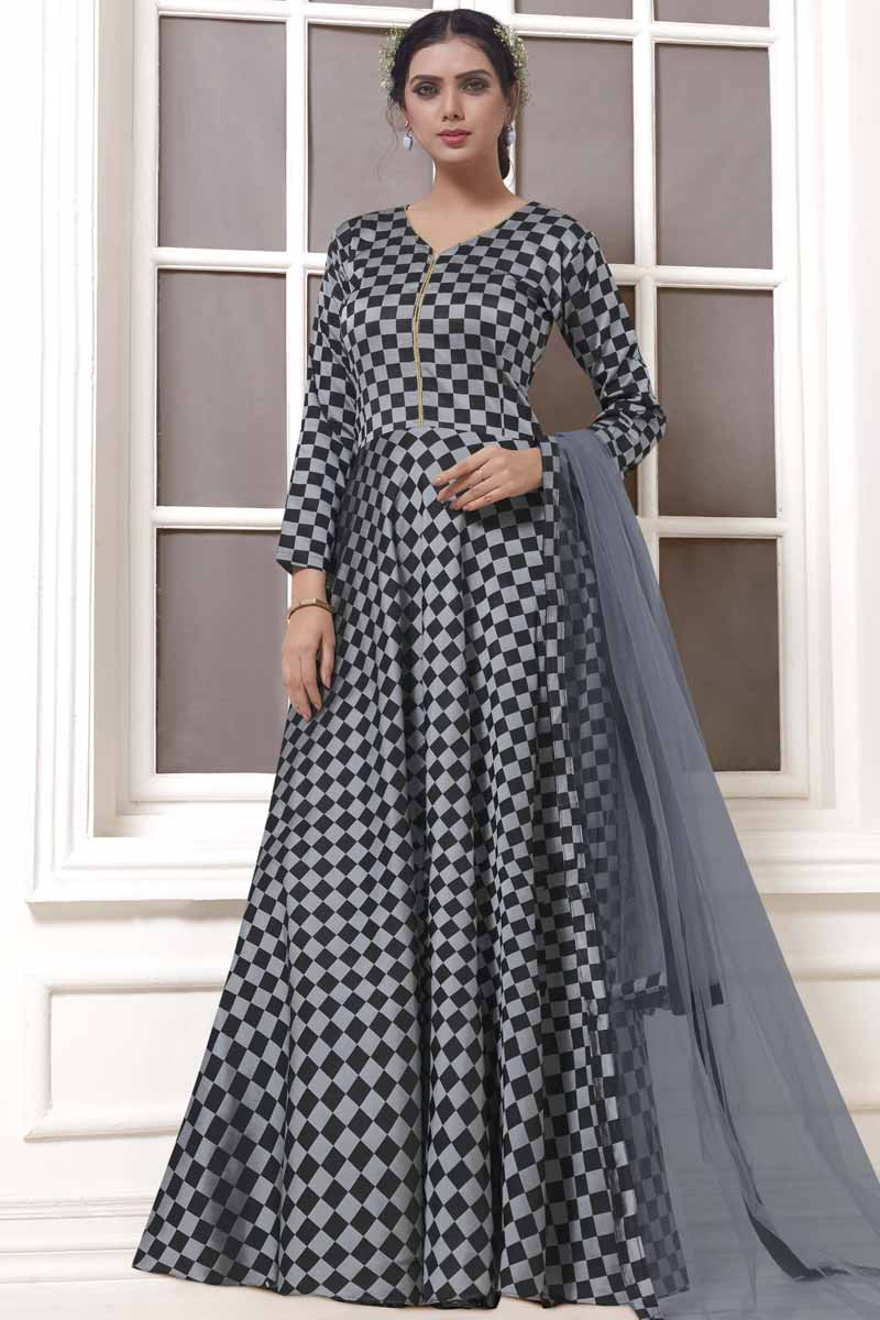 elegant anarkali dress