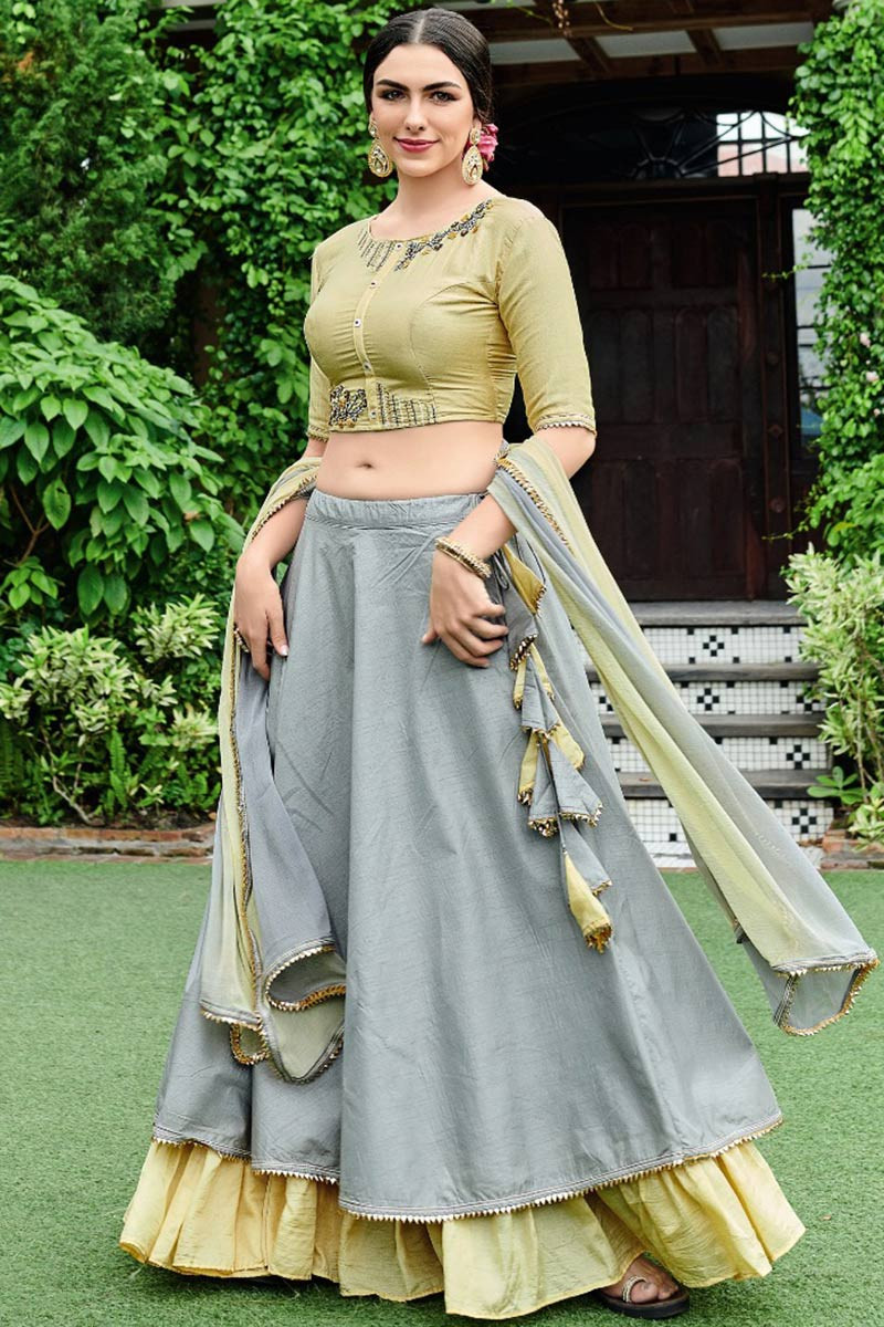 lehenga dress cotton