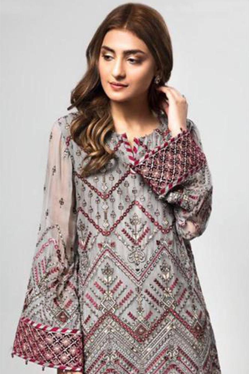 embroidered trouser suit