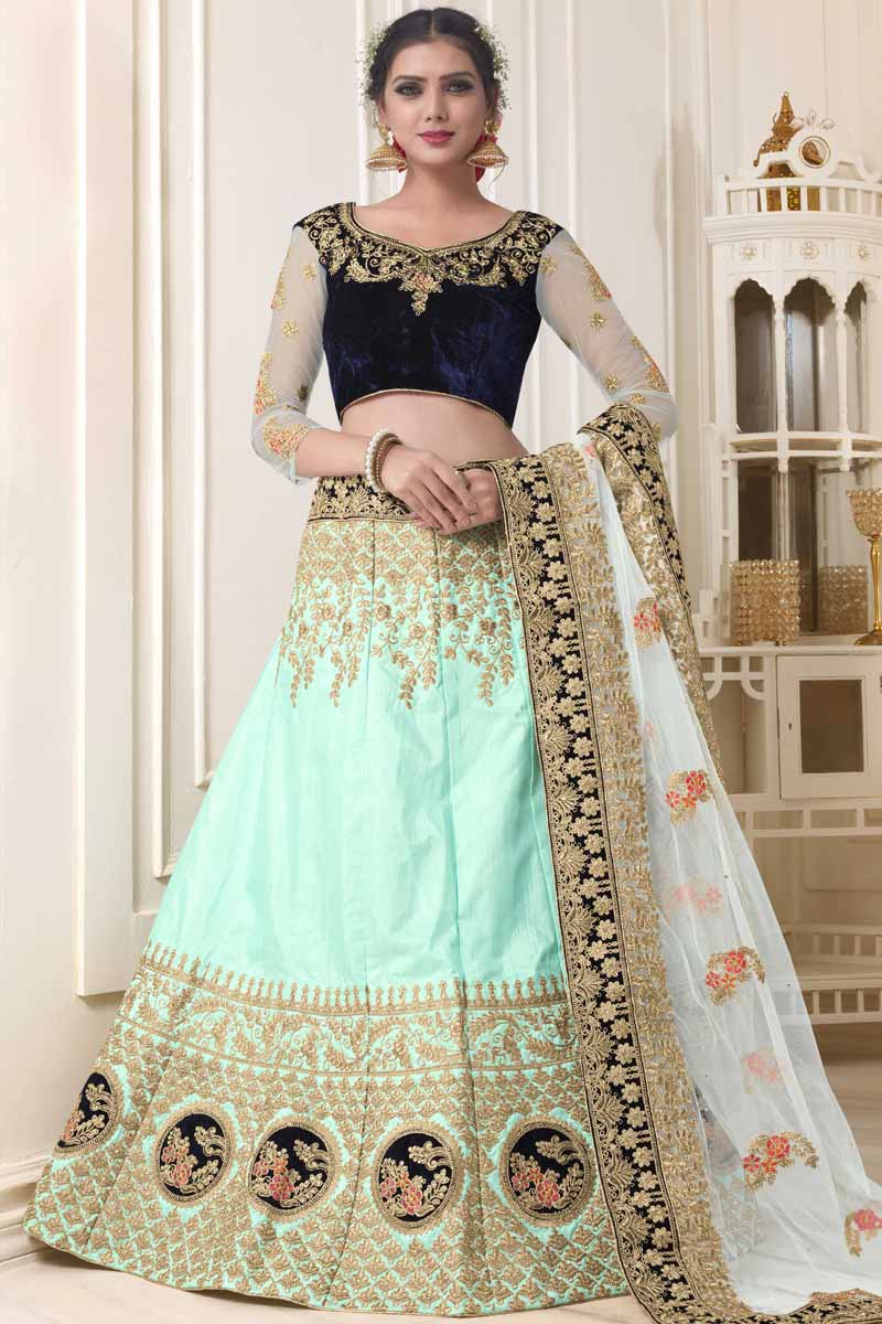 Velvet choli lehenga Outlet