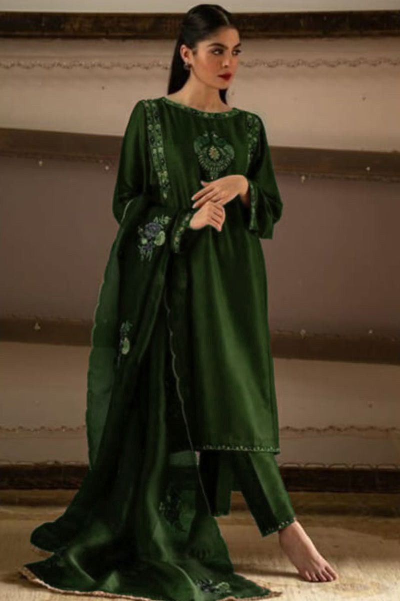 Best Light Green Color Partywear Anarkali Suit Design.