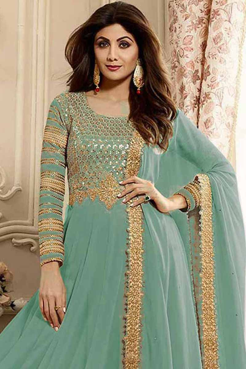 shilpa shetty anarkali dress