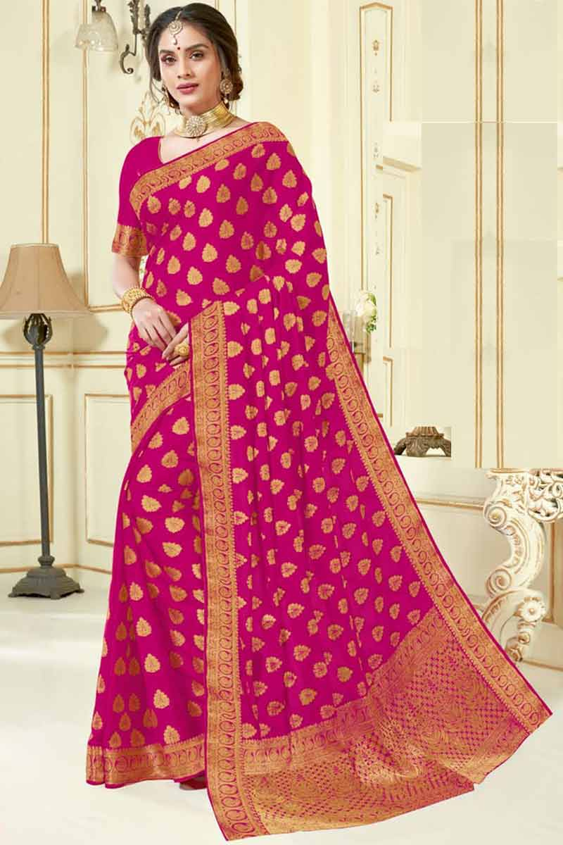 Chiffon silk sarees online clearance