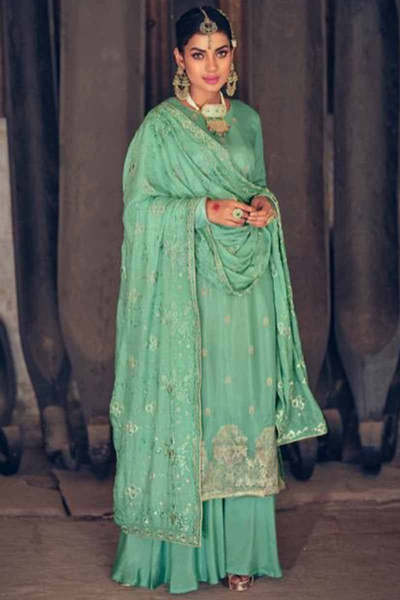 mint green sharara