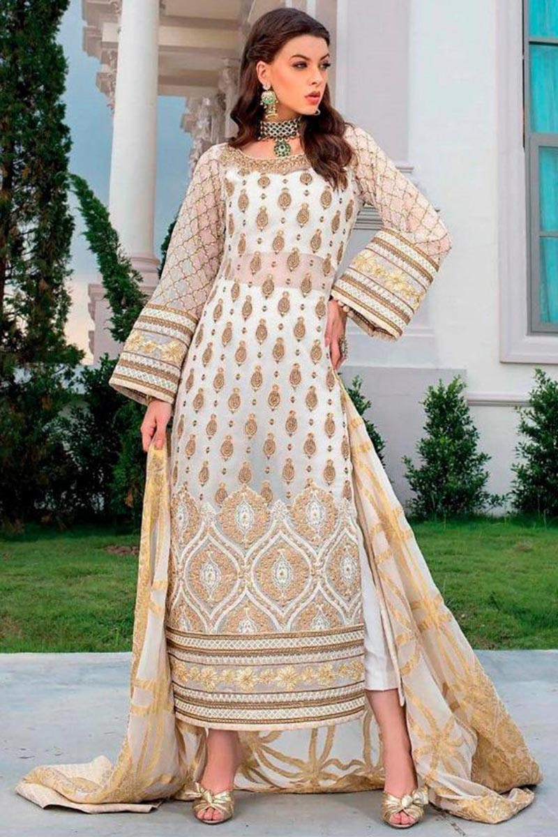 off white trouser suit