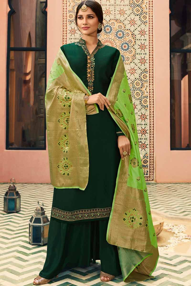 dark green colour pant