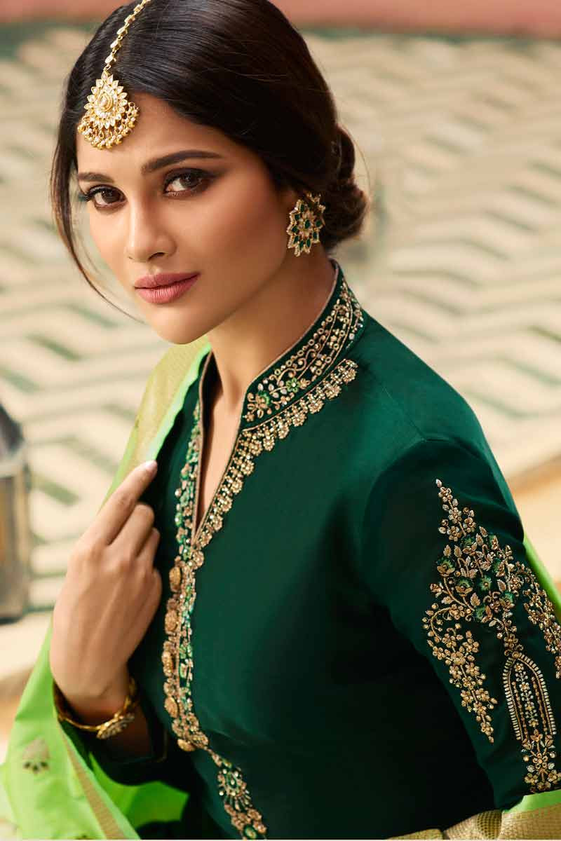 dark green colour pant
