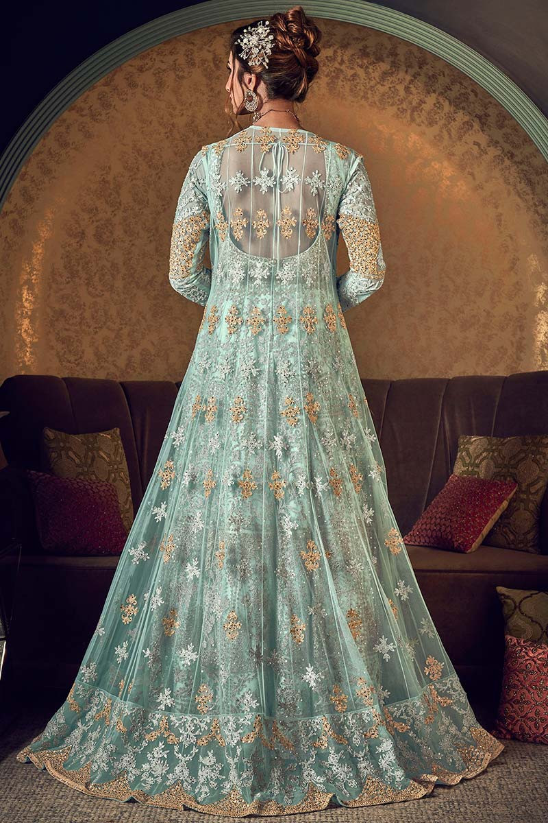 anarkali party wear suit