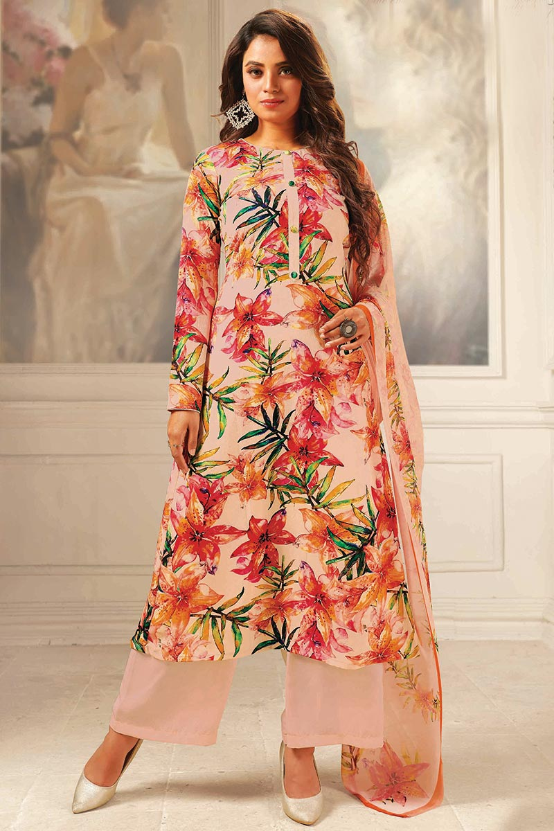 palazzo printed suits