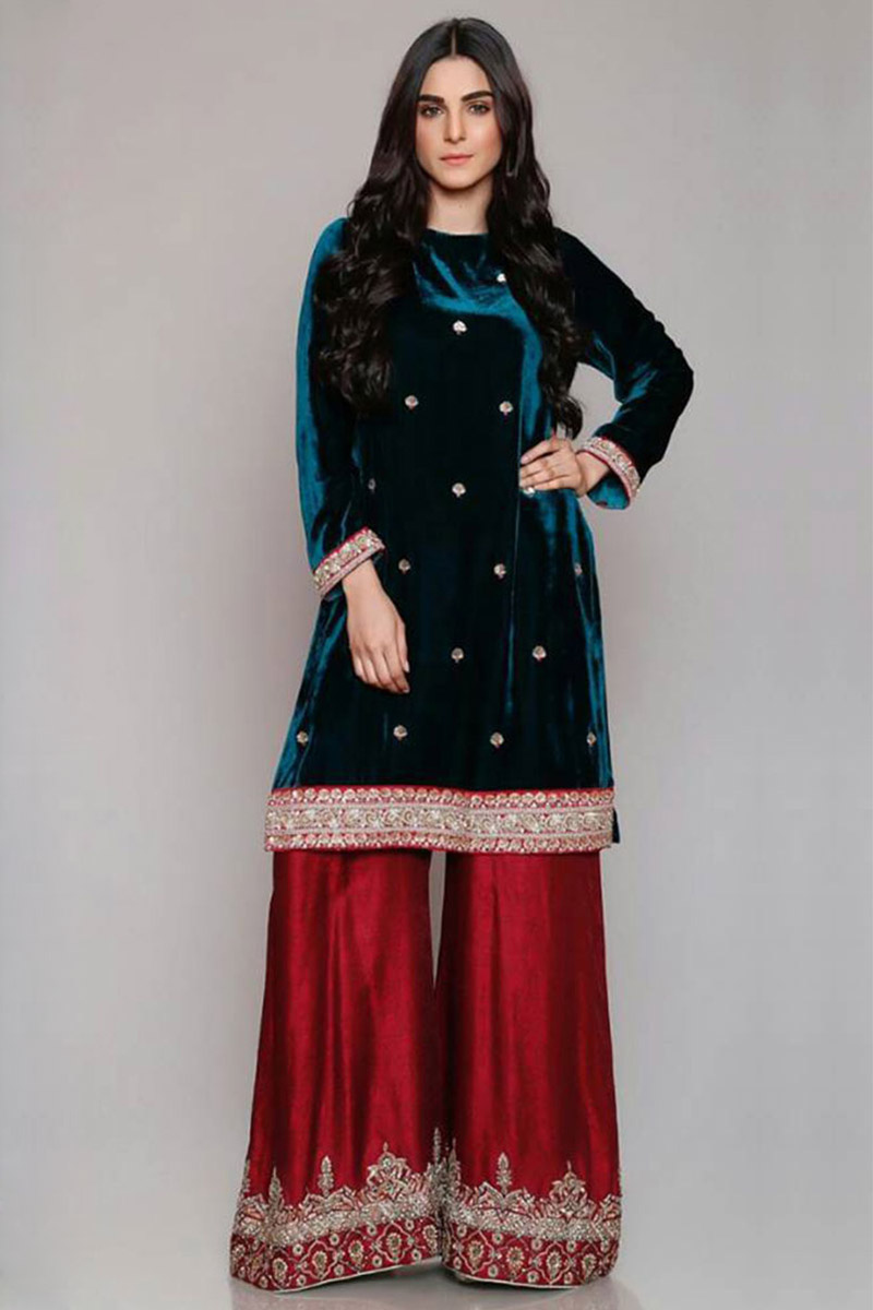 velvet palazzo suits