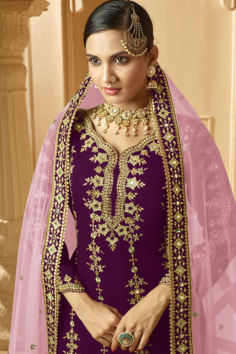 5 'Celeb- Style' Lessons On How To Flaunt Your Sharara Suit This Wedding  Season | HerZindagi