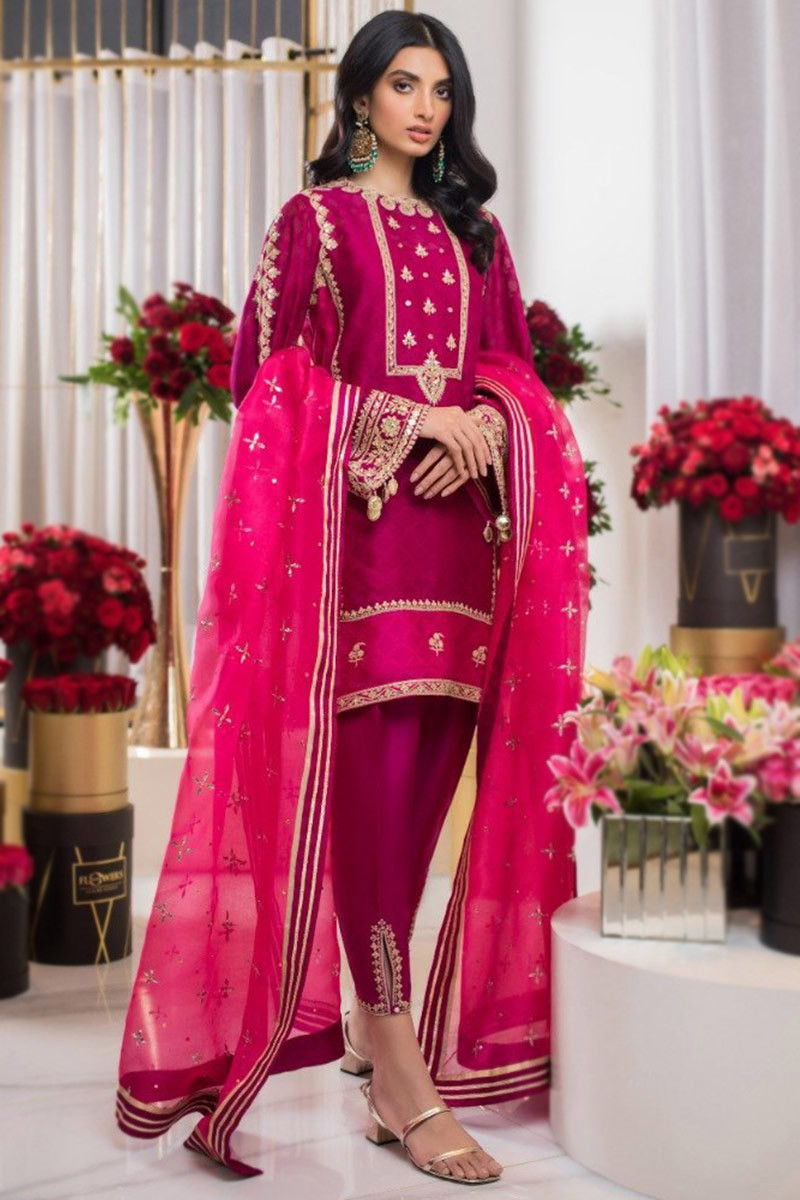 Buy Wedding Wear Banarasi Jacquard Trouser Suit in Maroon Color Online   SALV2739  Appelle Fashion
