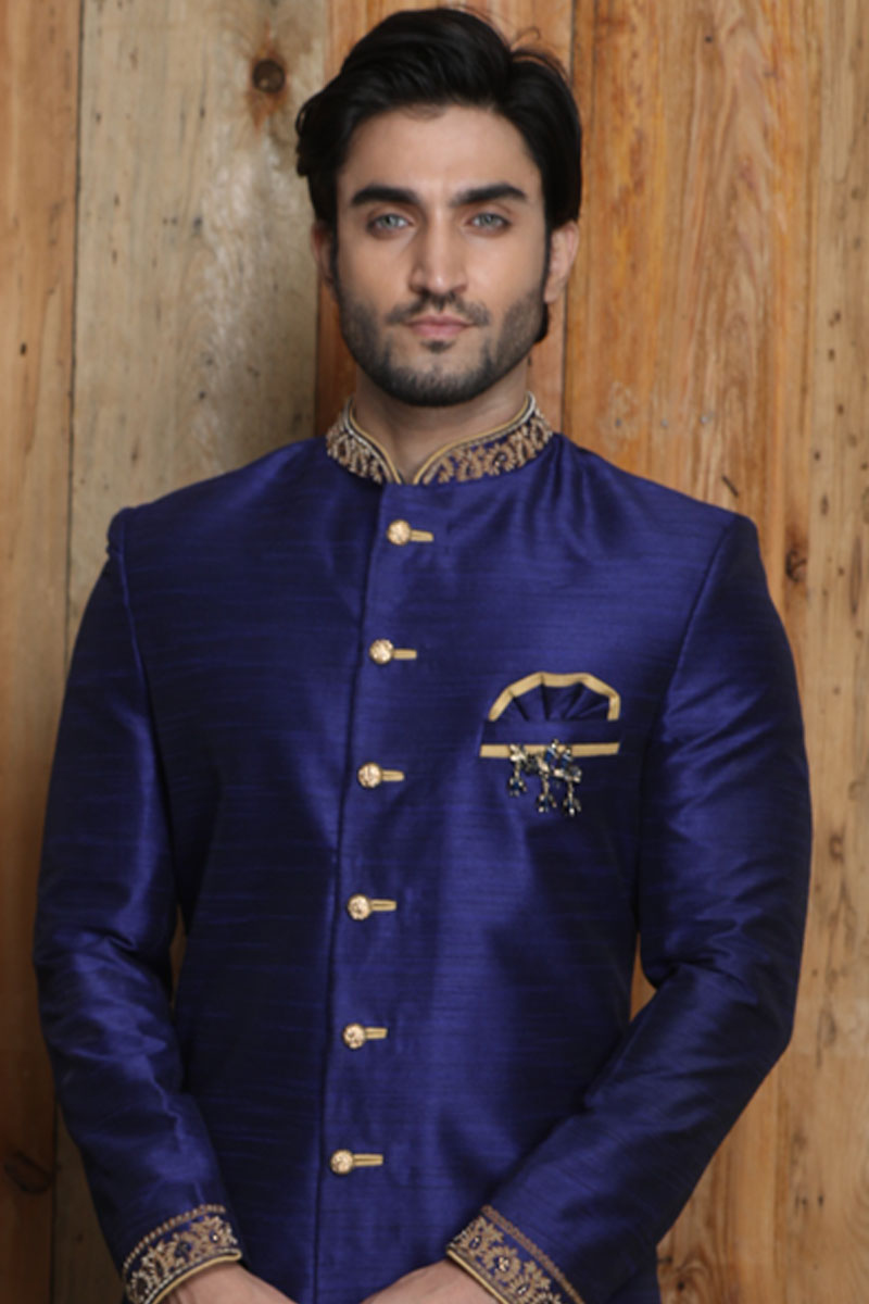 royal blue pakistani dresses images