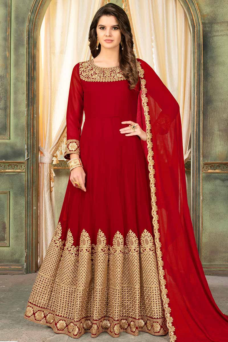 frock suit red