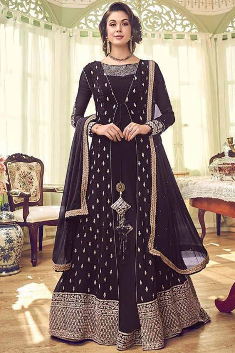 Buy Resham Embroidered Georgette Dark Violet Anarkali Suit Online Lstv03178 Andaaz Fashion Andaaz fashions is completing two years in business on 2nd april. buy resham embroidered georgette dark
