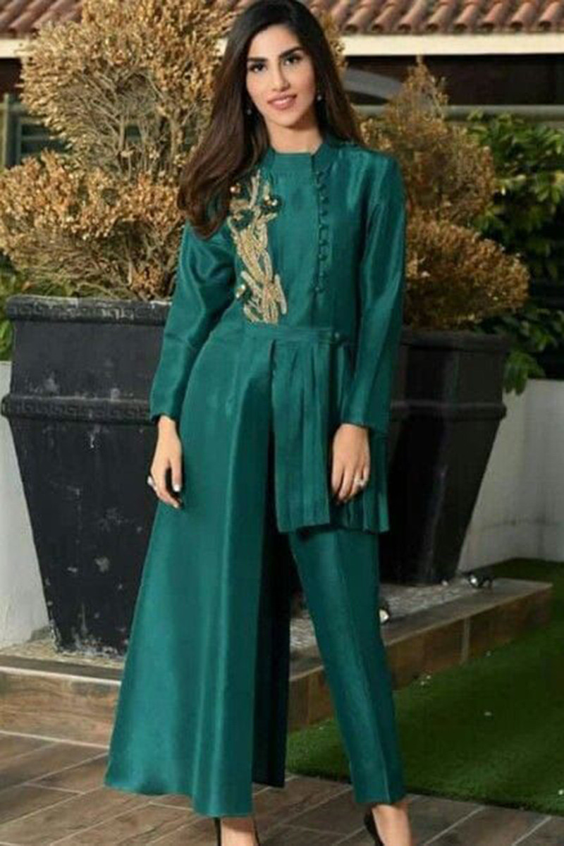 Buy Leriya Fashion Women's Knee Length Dress Green_S at Amazon.in