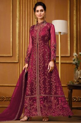 Maroon Pakistani Wedding Clothing: Buy Maroon Pakistani Wedding Clothing  for Women Online in Malaysia