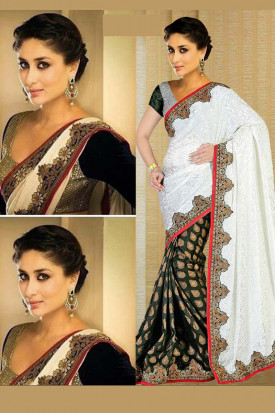 Kareena kapoor white saree sale