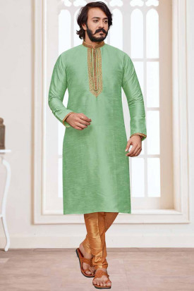 Light green kurta pajama discount