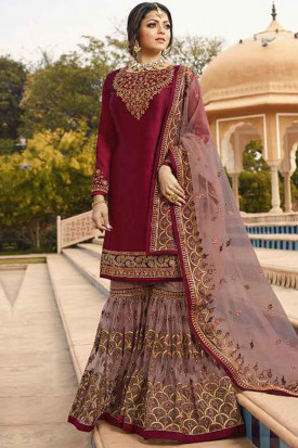 Sharara suit pakistani bridal shop