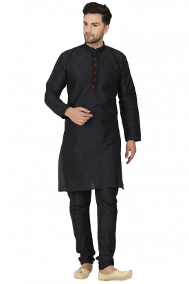 Black punjabi outlet suit for man