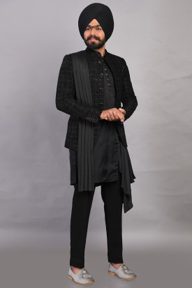 Kurta pajama with jodhpuri clearance