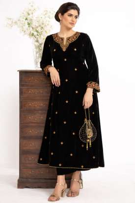 Buy Black Mother of the Bride Pakistani Wedding Clothing Online for Women  in USA