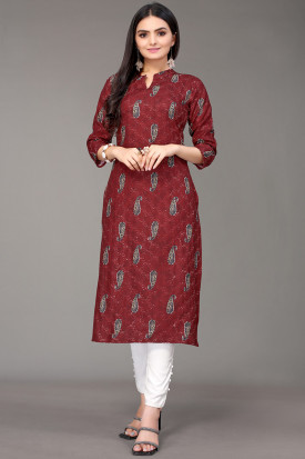 Cotton silk kurti designs sales