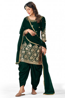 Mehndi Patiala Suit Latest Designer Patiala Suit for Mehndi Online