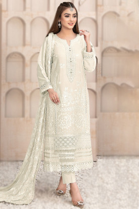 Shop Elegant Organza Salwar Suits Online USA Andaaz Fashion