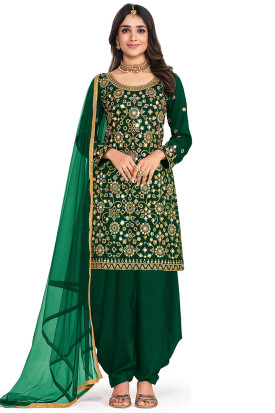 Round neck deals punjabi suits