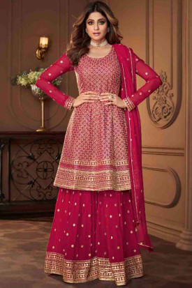 Frock sharara design discount