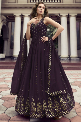 Anarkali incredible dress peachmode