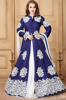 Buy Khadi Silk Indian Dresses Online for Women in USA