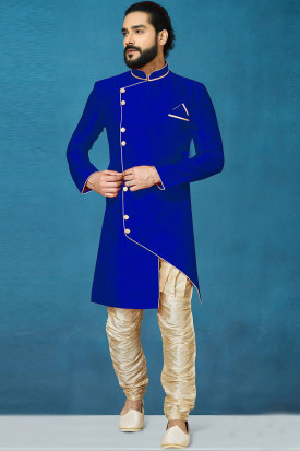 Royal blue deals western dress