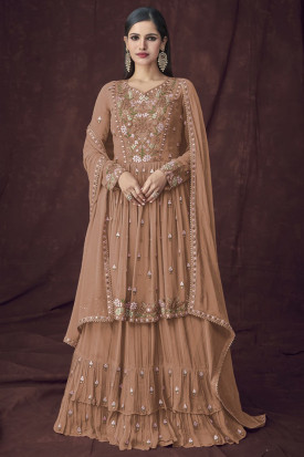 Lehenga frock ka design on sale