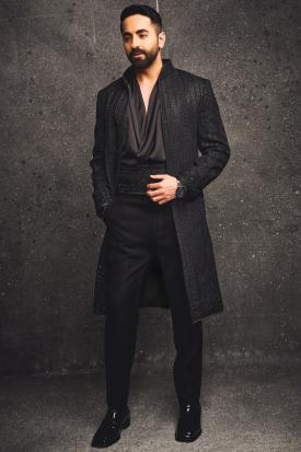 open lace back dress Men's Deluxe Bollywood Costume