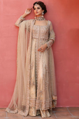 Pakistani gold dress top