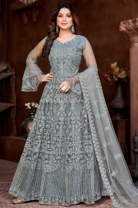 Ash gray deals color gown