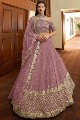 off shoulder choli lehenga
