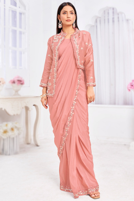 Jacket Style Plus Size Saree Blouse: Buy Jacket Style Plus Size