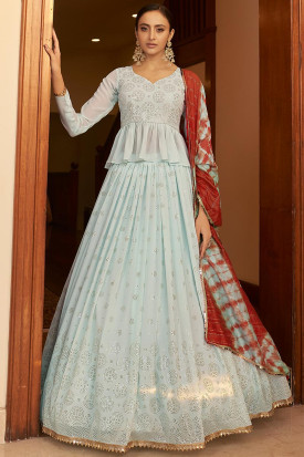 Ghagra frock sales