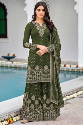 Mehndi Sharara Dresses Buy Mehndi Sharara designs 2024 Online UK